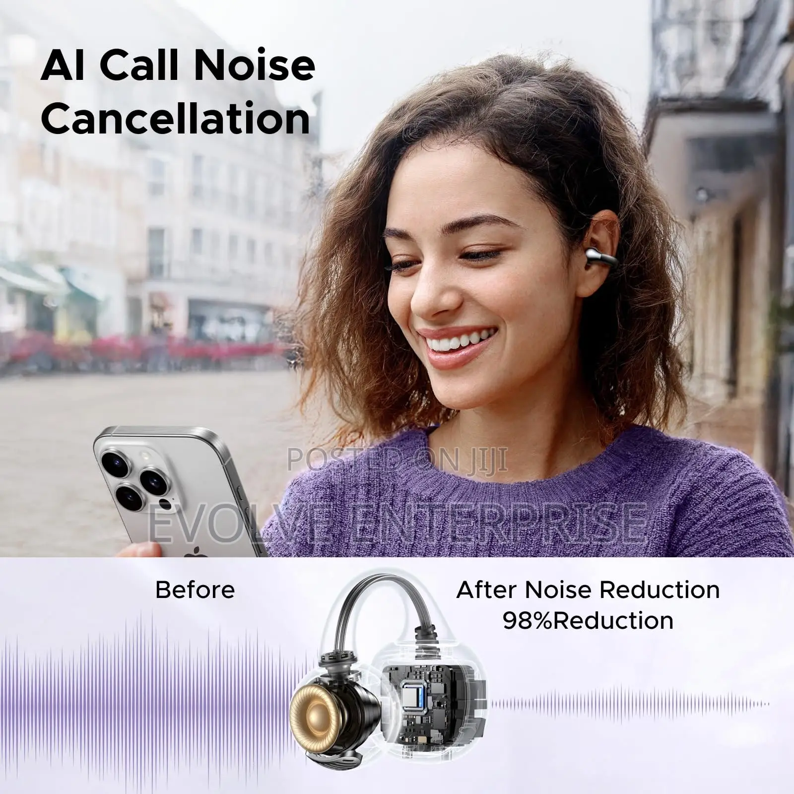 Ugreen Open Ear Wireless Headphones Bluetooth 5.4 With Enc