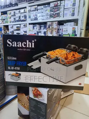 Saachi 6.0 Litre Double Deep Fryer, Model Nl-Df-4758.