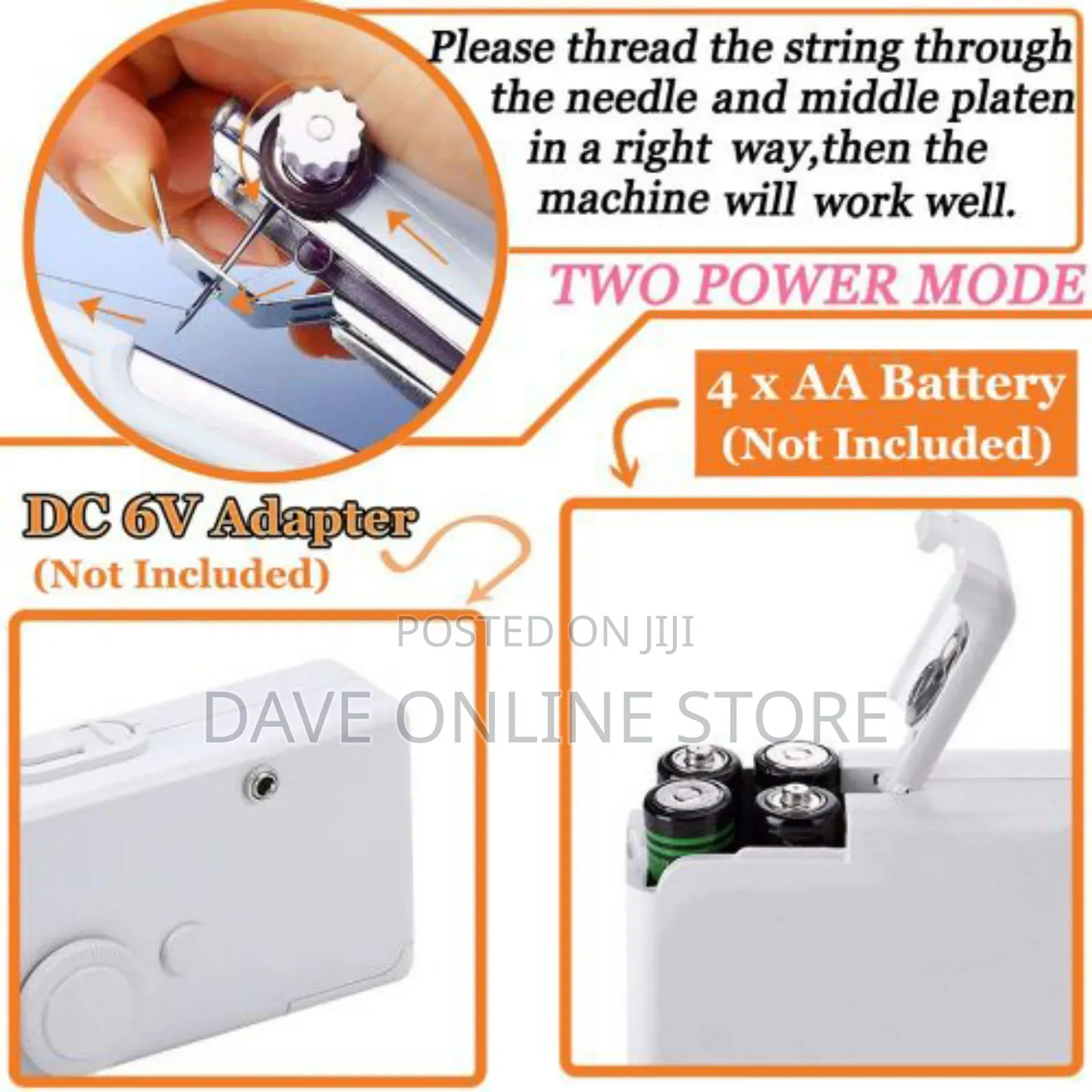 Handheld Portable Sewing Machine Mini Electric Sewing Machine