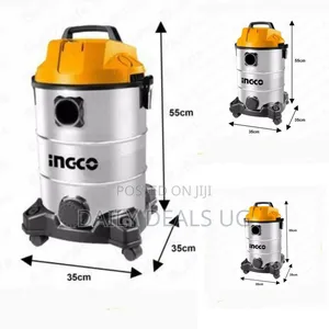Ingco Wet and Dry Vacuum Cleaner -Black