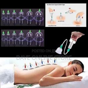 12 Pieces Vacuum Cupping Set, Magnet Therapy Glasses .