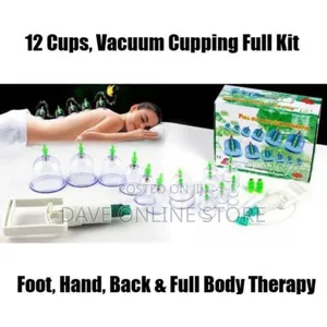 12 Pieces Vacuum Cupping Set, Magnet Therapy Glasses .