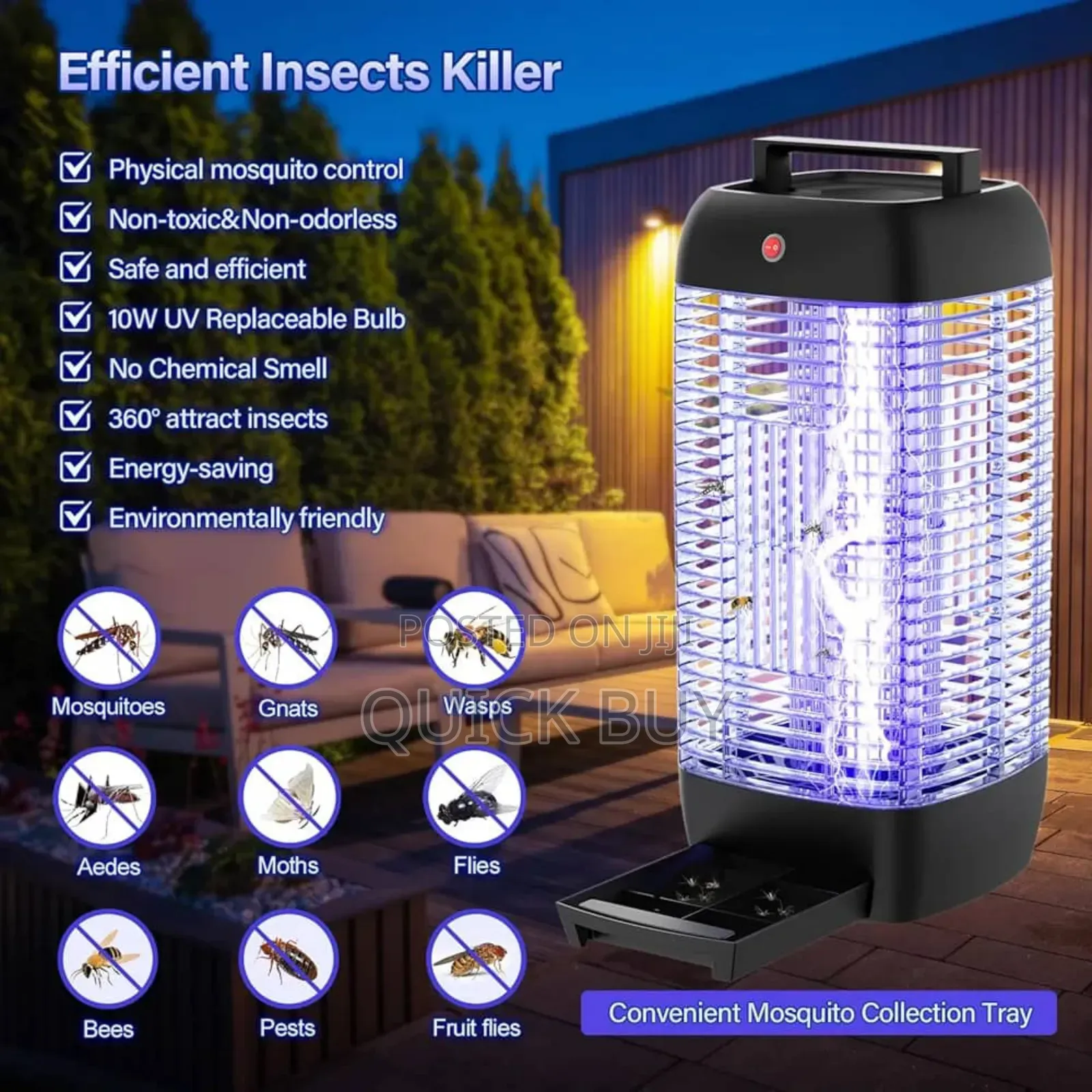 DPS Indoor and Outdoor Electric Fly Mosquito Killer