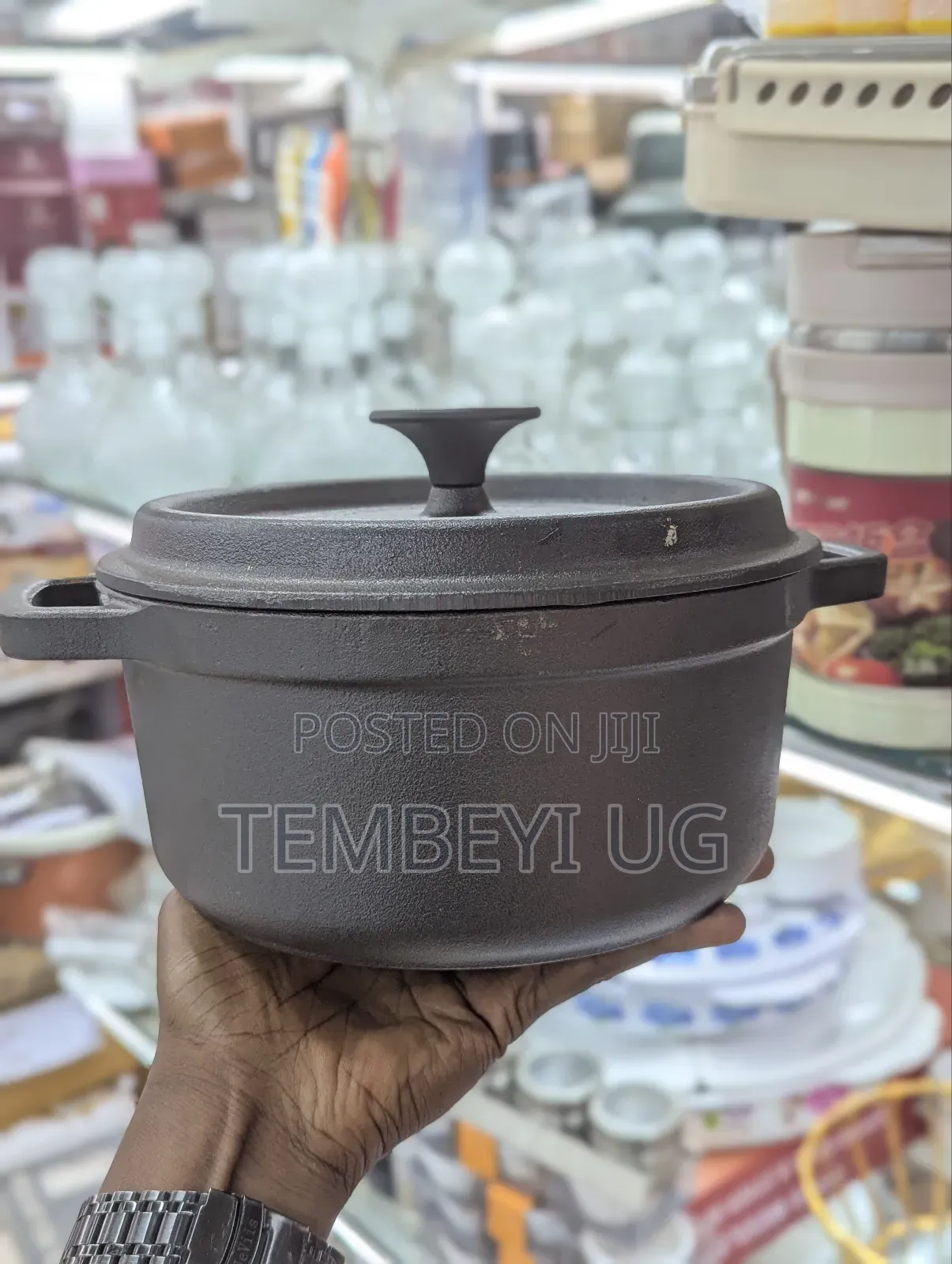 Cast Iron Soup Pot, Cooking Pan
