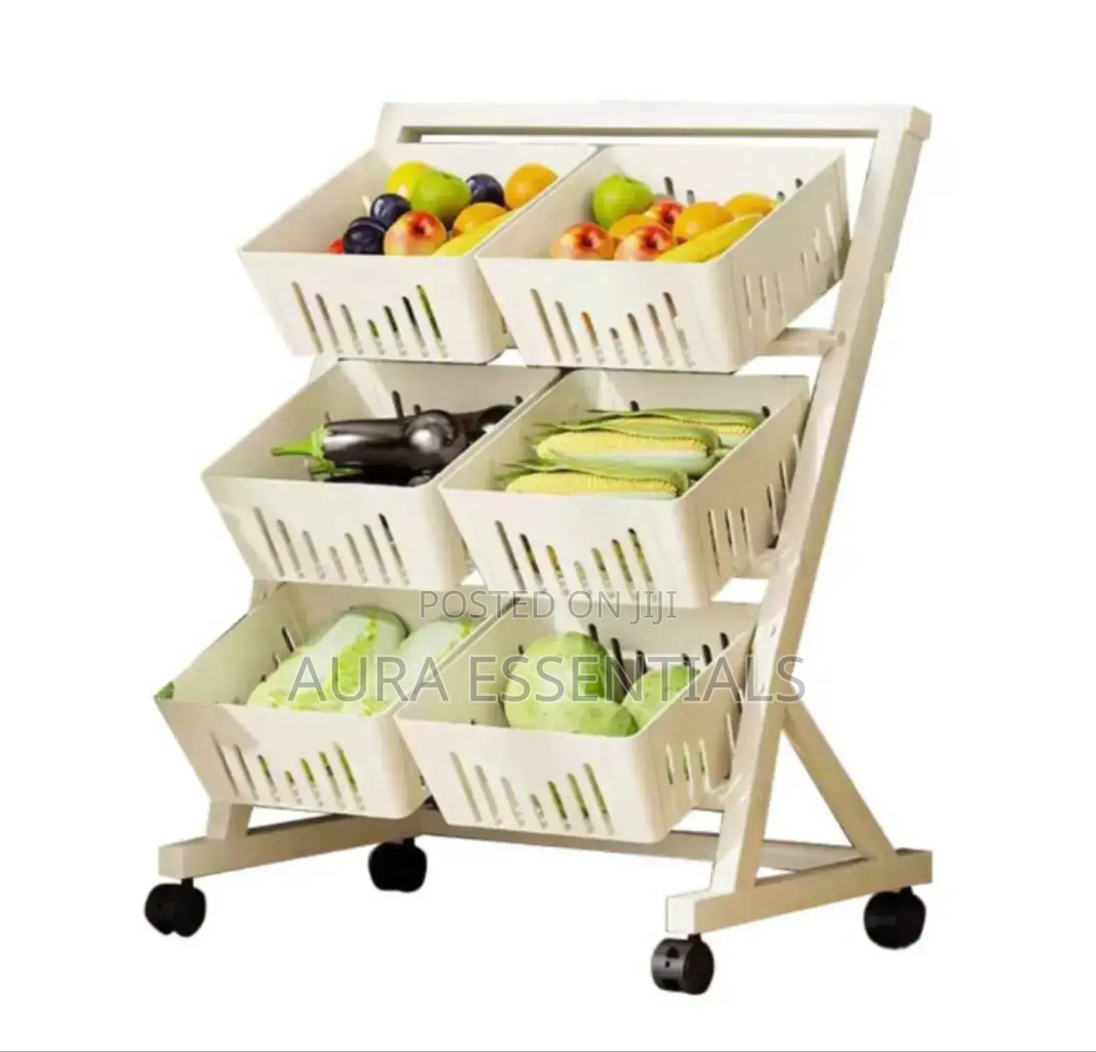 3 Tier Kitchen Storage Trolley or Vegetable Rack
