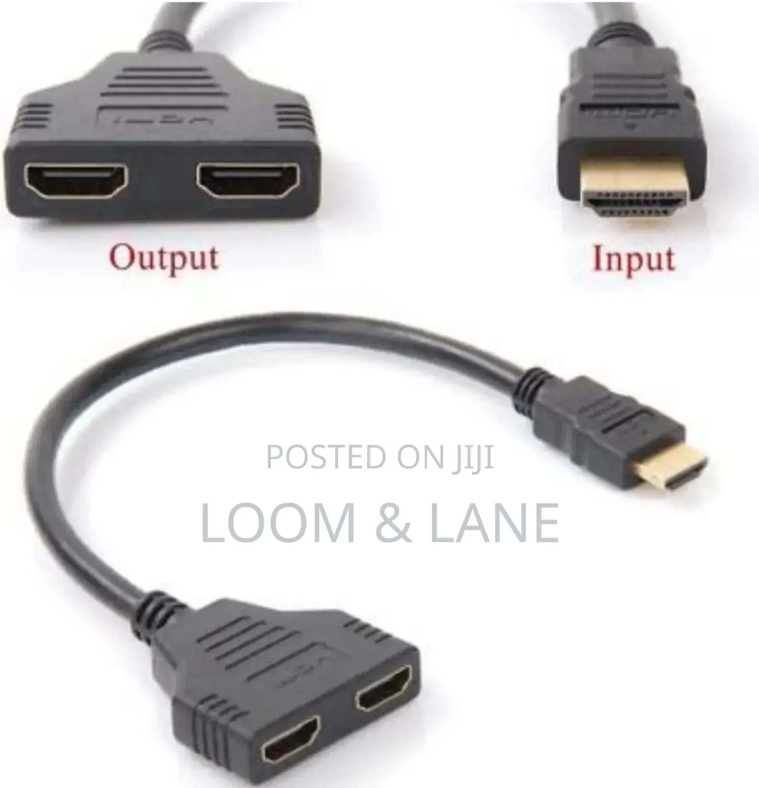 Hdmi Cable Splitter 1 in 2 Out Hdmi Adapter Cable