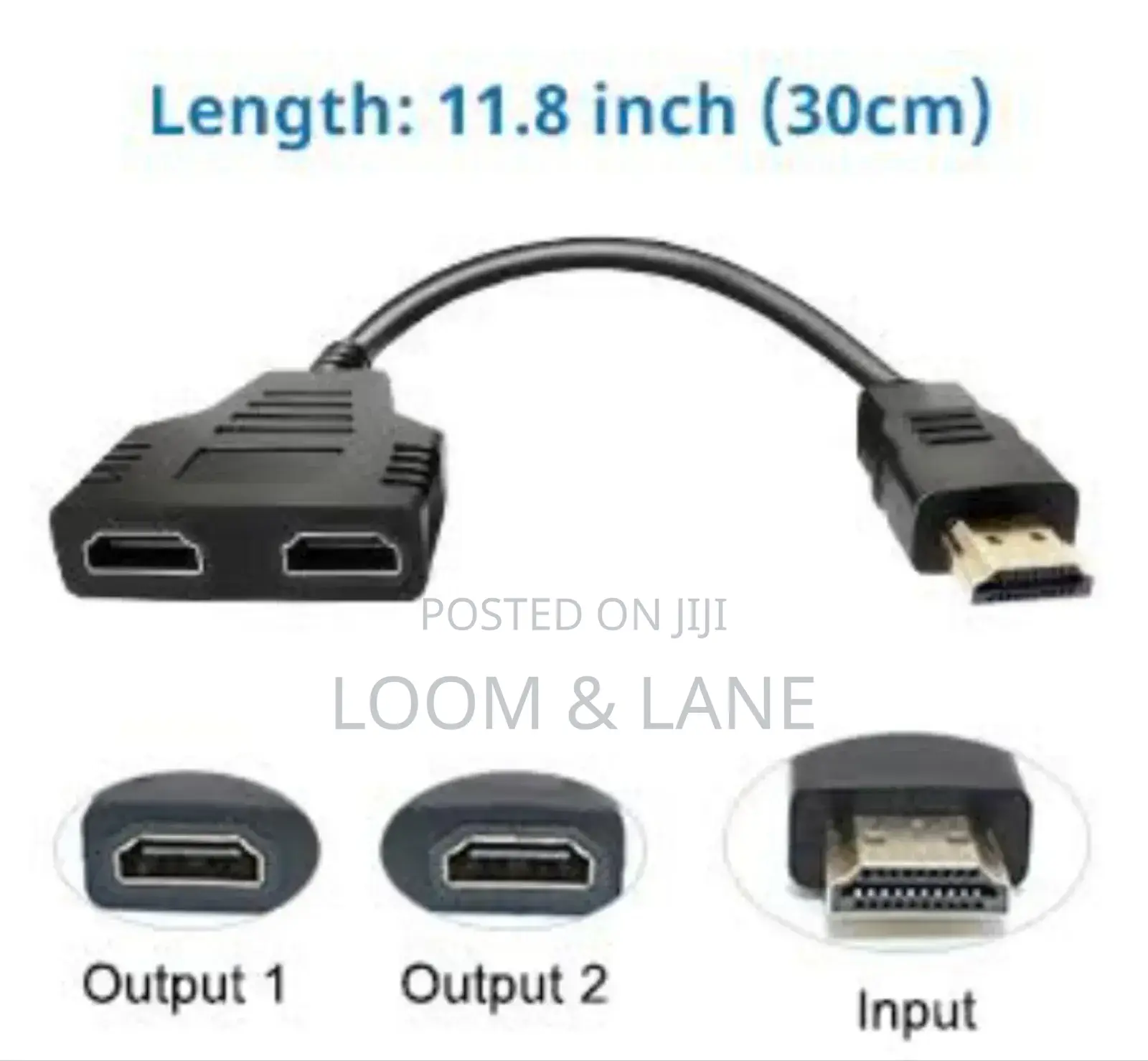 Hdmi Cable Splitter 1 in 2 Out Hdmi Adapter Cable