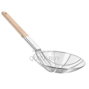 Stainless Steel Mesh Strainer With Wooden Handle