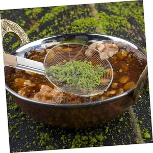Stainless Steel Mesh Strainer With Wooden Handle
