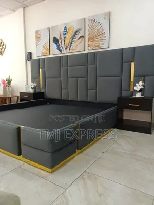 Elegant Fabric and Leather Beds 6x6