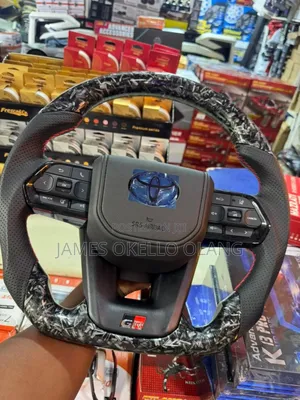 Carbo Fibre Steering Wheels for Prado and Landcruiser Toyota Cars .