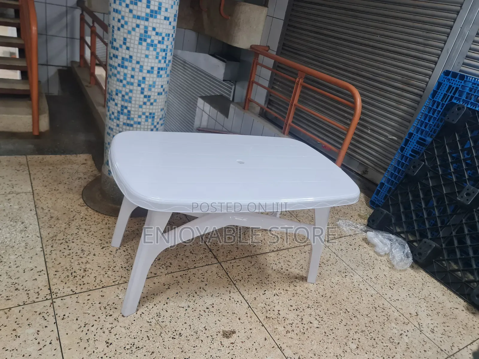 Restaurant Plastic Table 120cm by 60cm 6 People