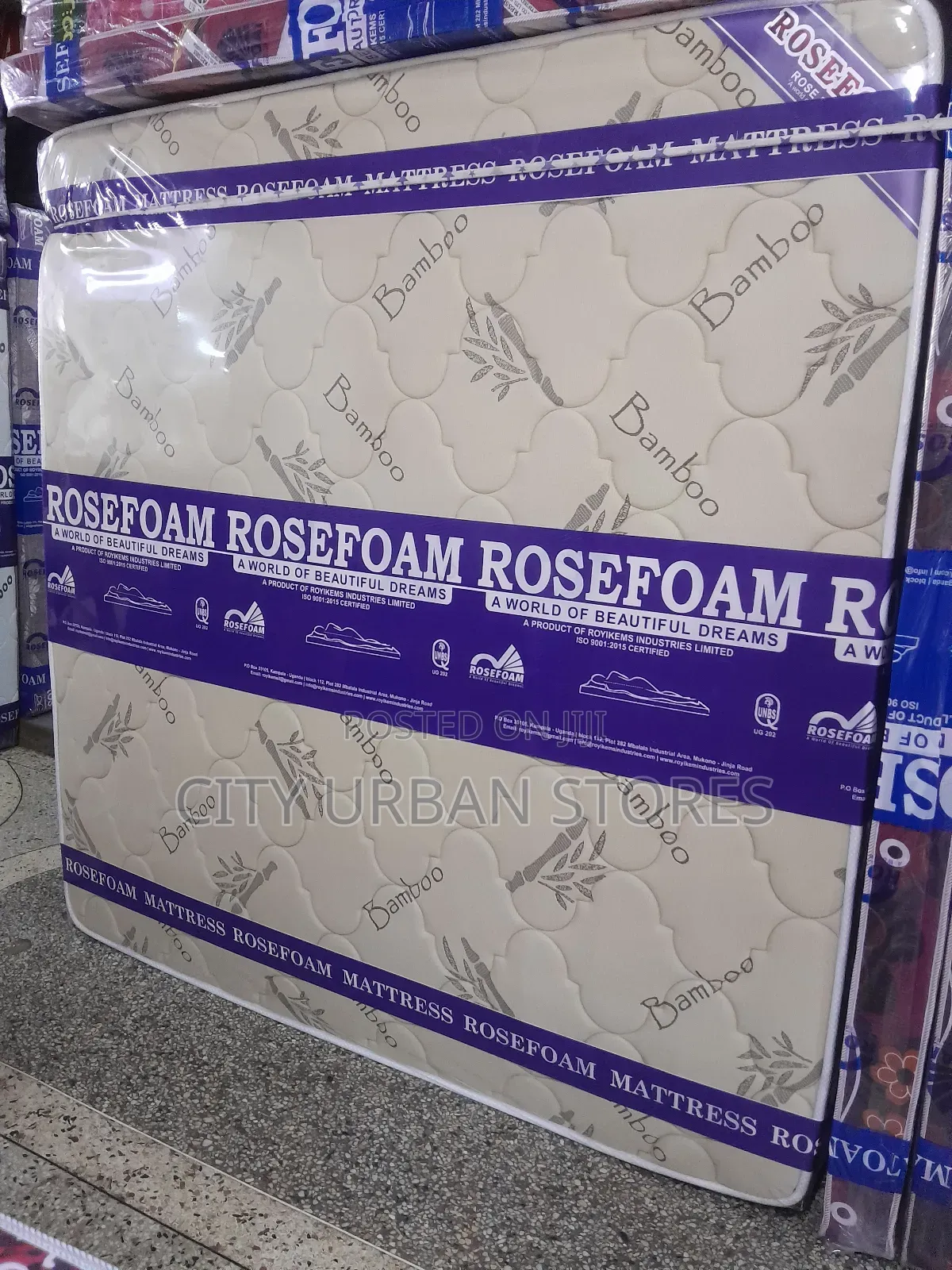 Rose 5 By12 Double Layer Spring Mattress
