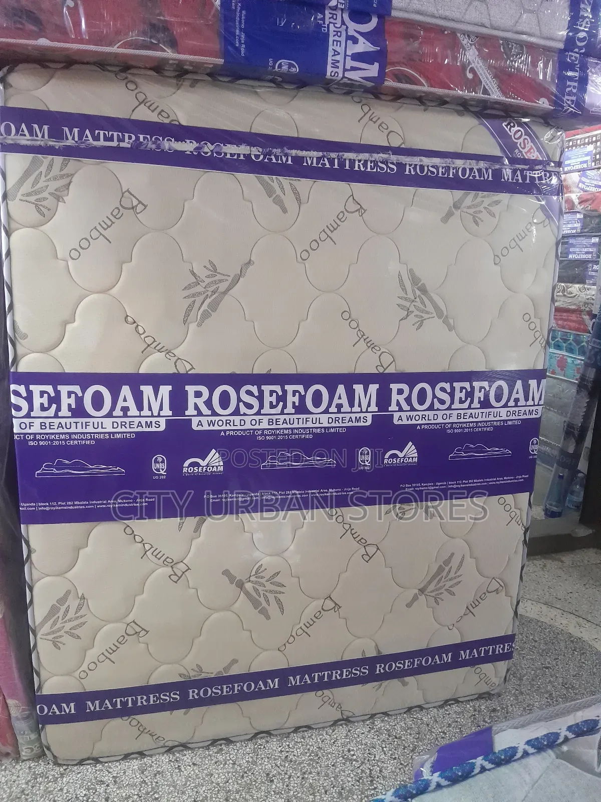 Rose 5 By12 Double Layer Spring Mattress