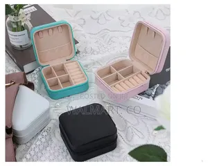 Portable Leather Jewelry Box