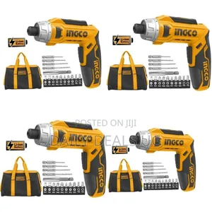 Ingco Cordless Screwdriver Voltage 8v -Orange/Black