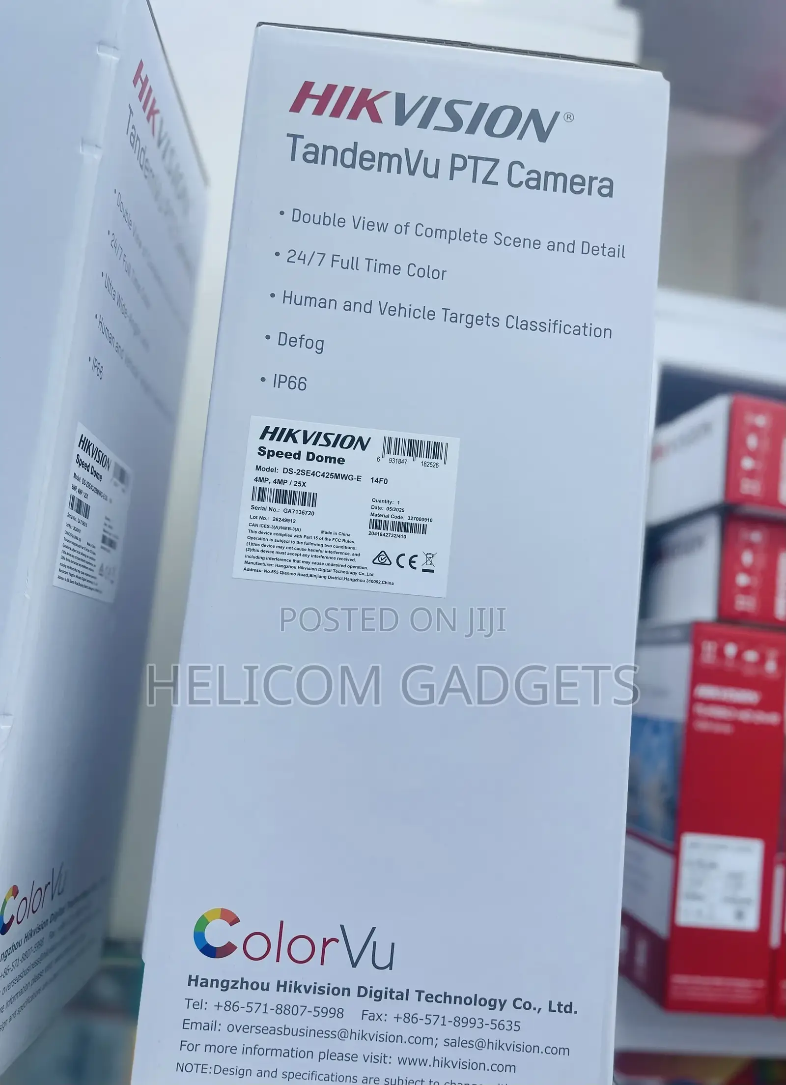 PTZ Hikvision Camera 4mp Double Lens Ip