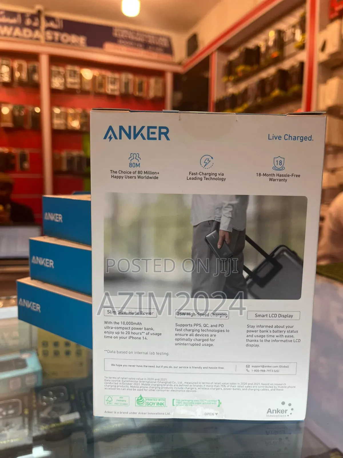 Anker Power Bank 10000mah Ultra Fast Charging