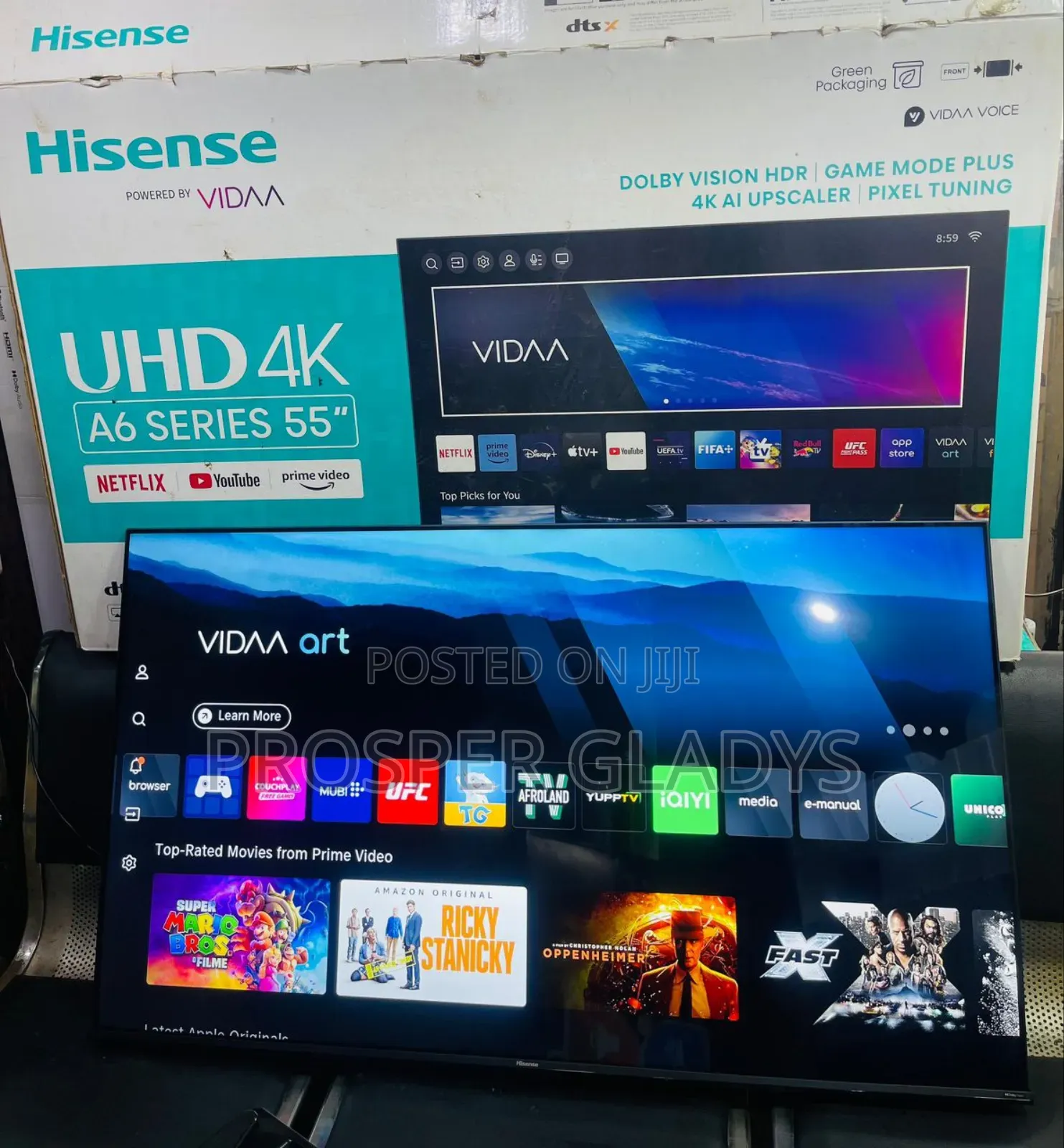 Hisense 50 Smart Uhd Digital Flat Screen Flameless