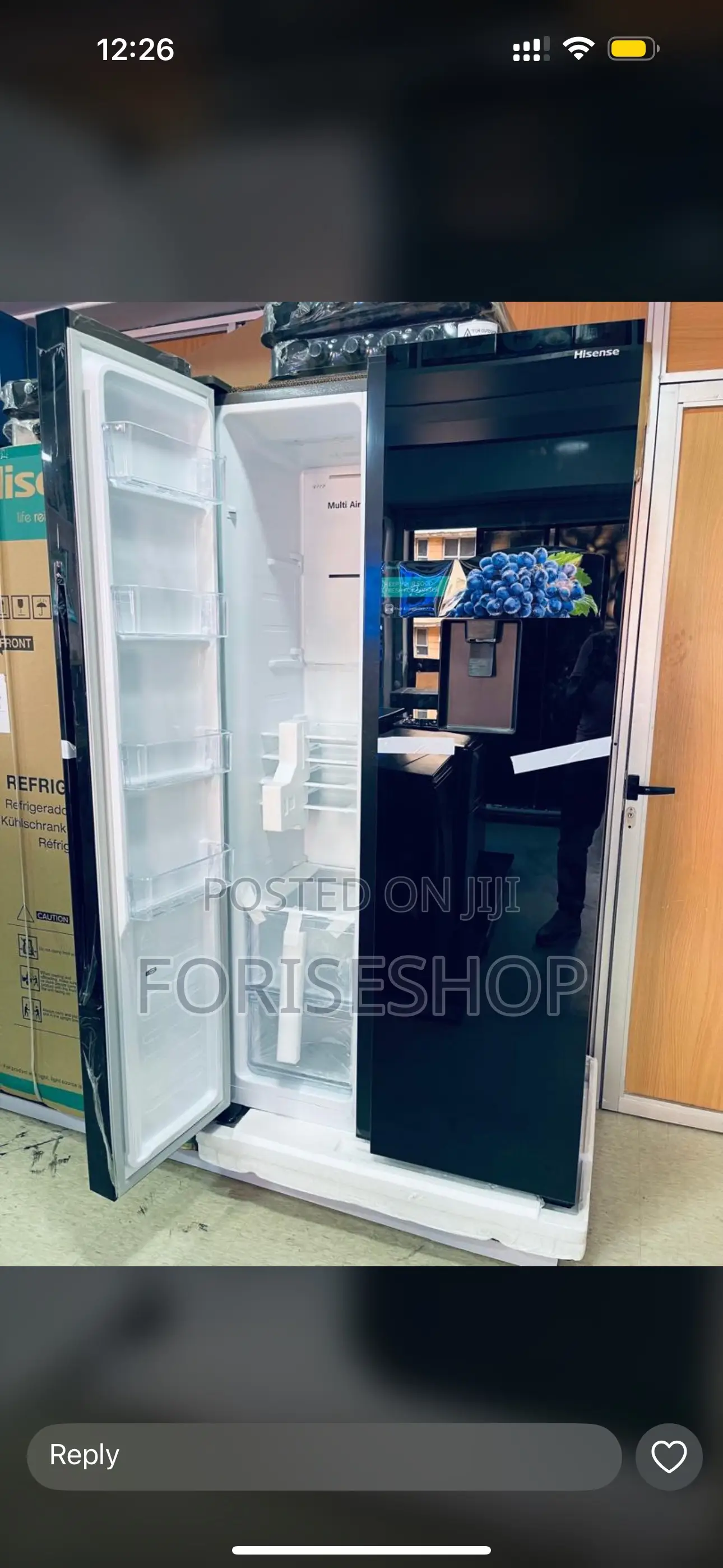 Hisense 750l Side By Side Refrigerator