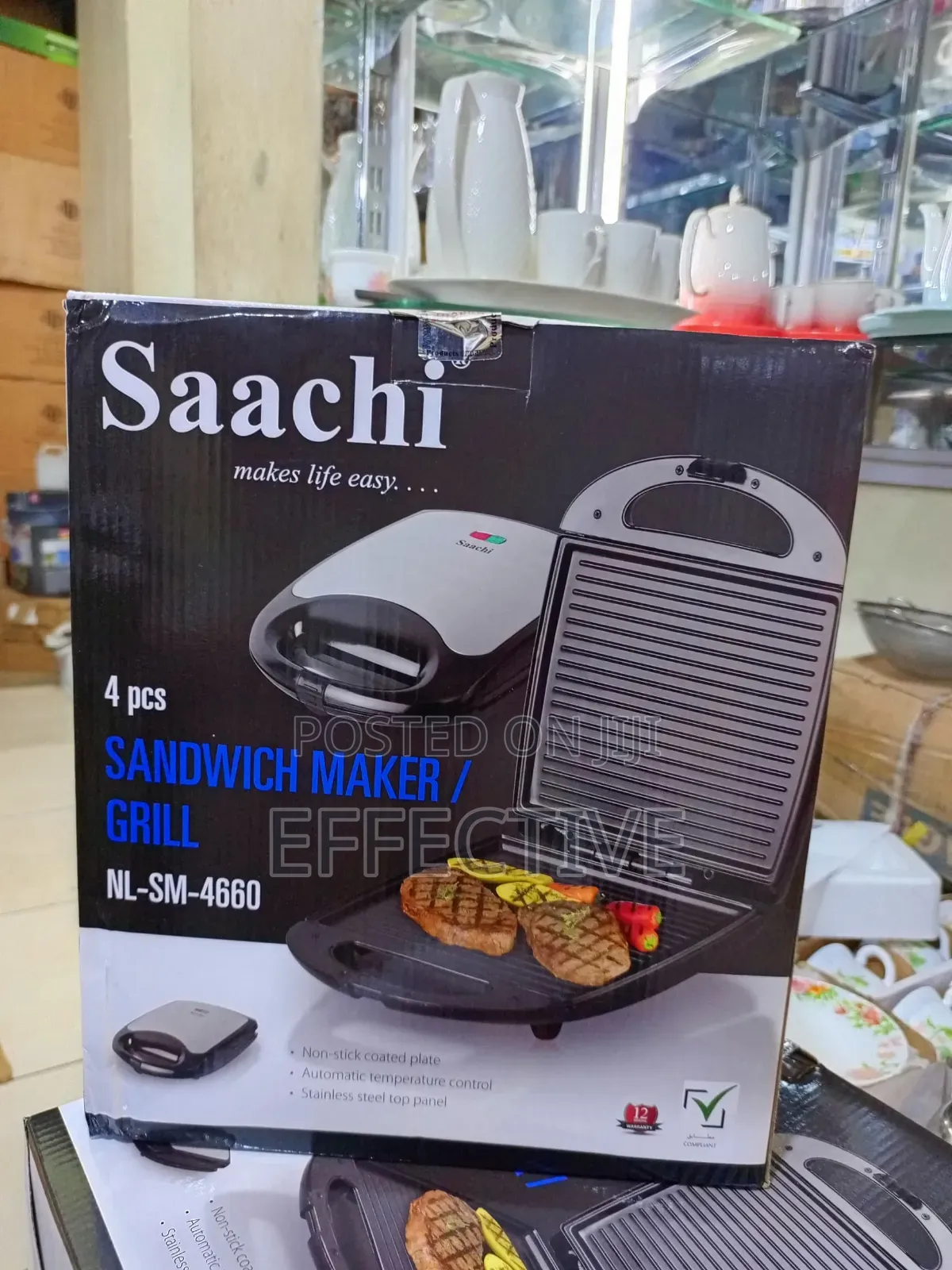 Saachi 4-Piece Sandwich Maker Nl-Sm-4660