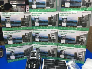 Solar Camera Dual Lens Sim Card