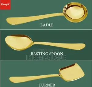 3pcs Stainless Steel Serving Spoons Set