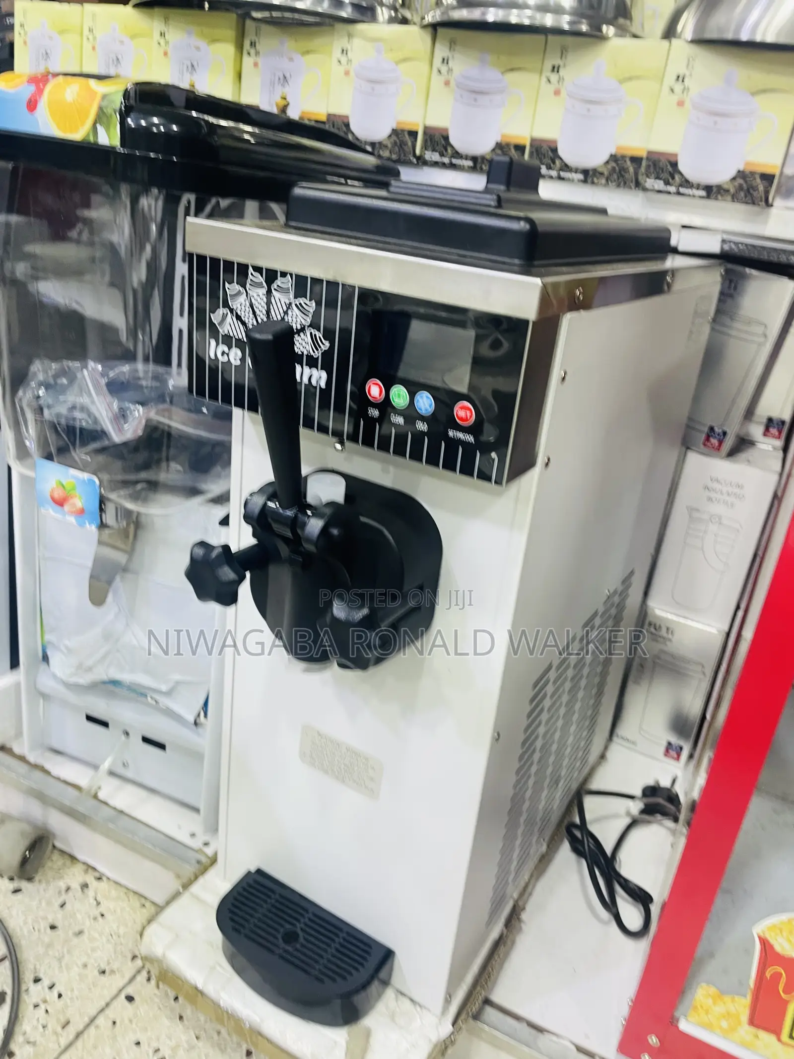 Tabletop Commercial Soft-Serve Ice Cream Machine
