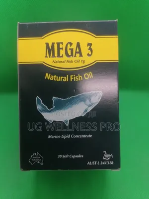 Mega 3 Natural Fish Oil 30 Soft Capsules