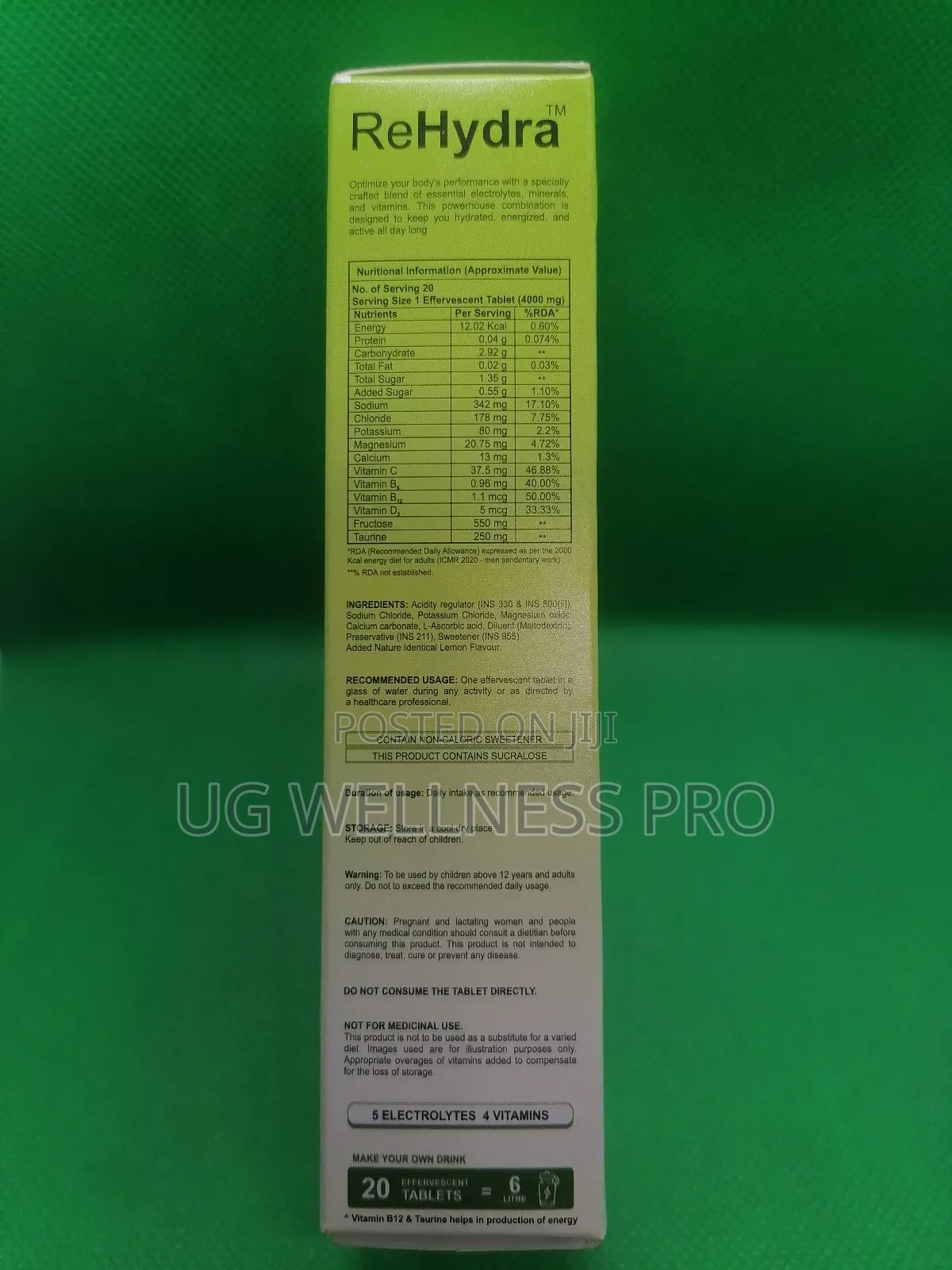 Essential Electrolytes Effervescent Tabs Lemon 20s Effervescent