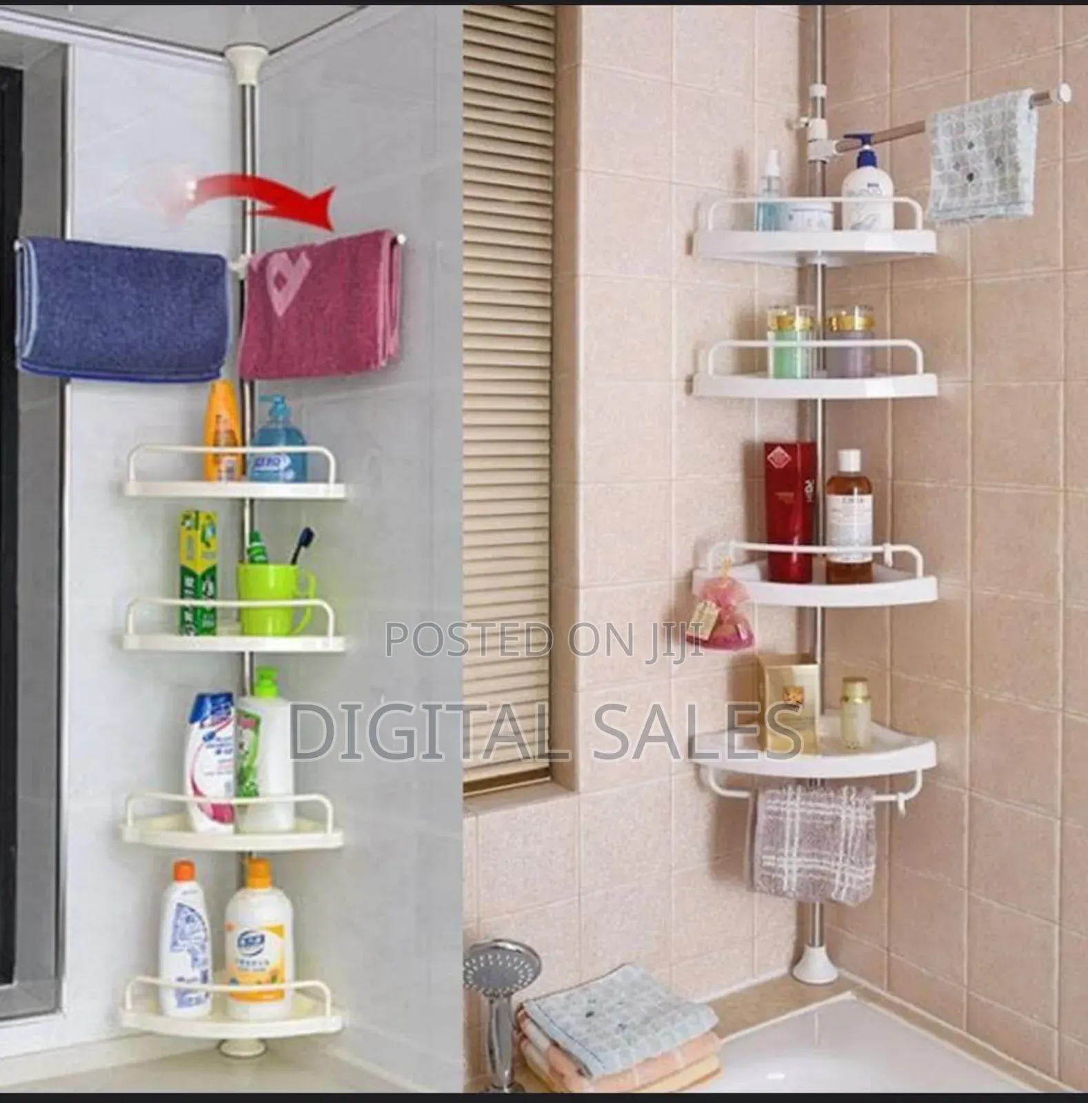Mounted Bathroom Shelf Rack
