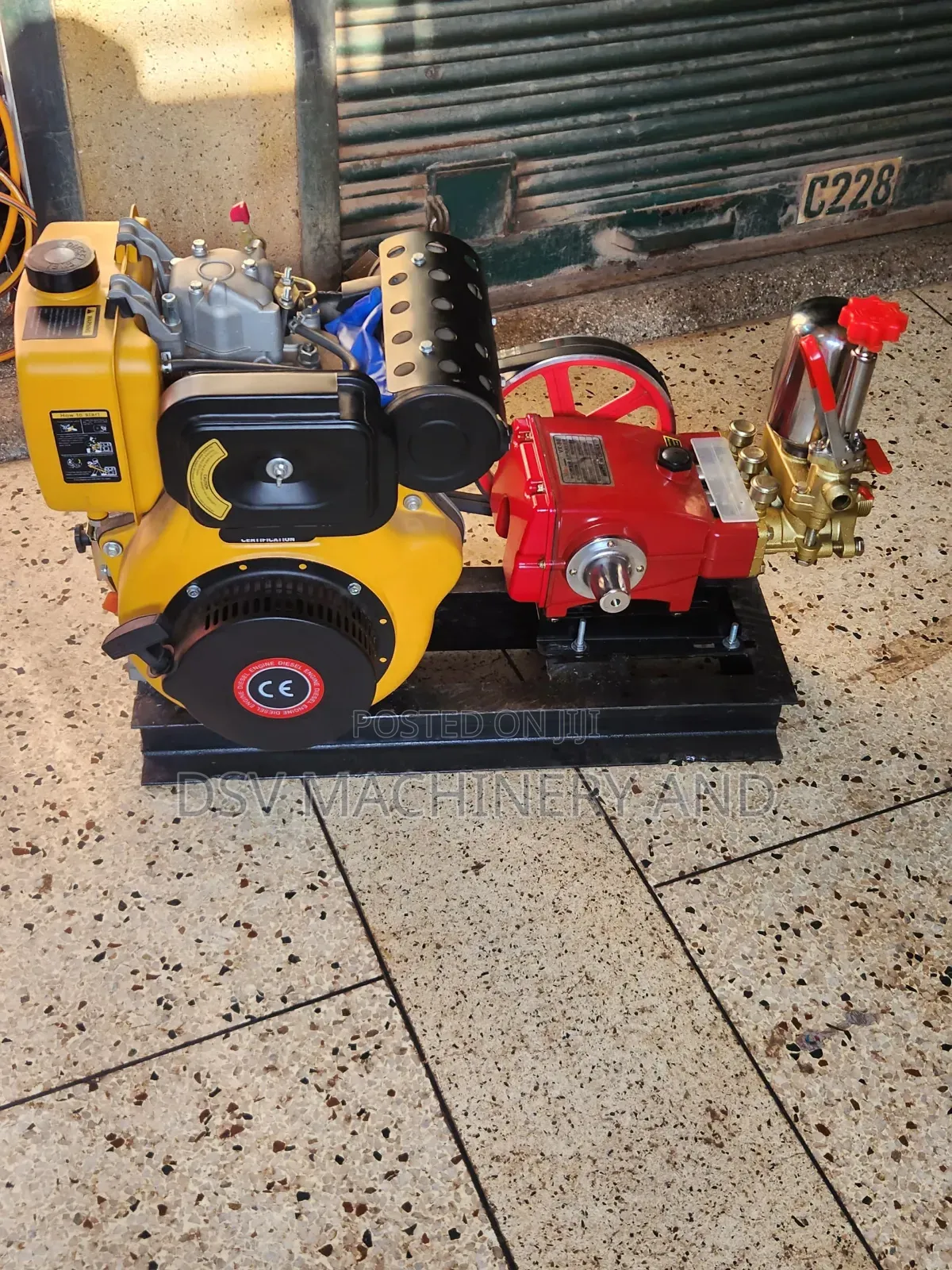 Diesel Engine Belt Driven Jet Washer