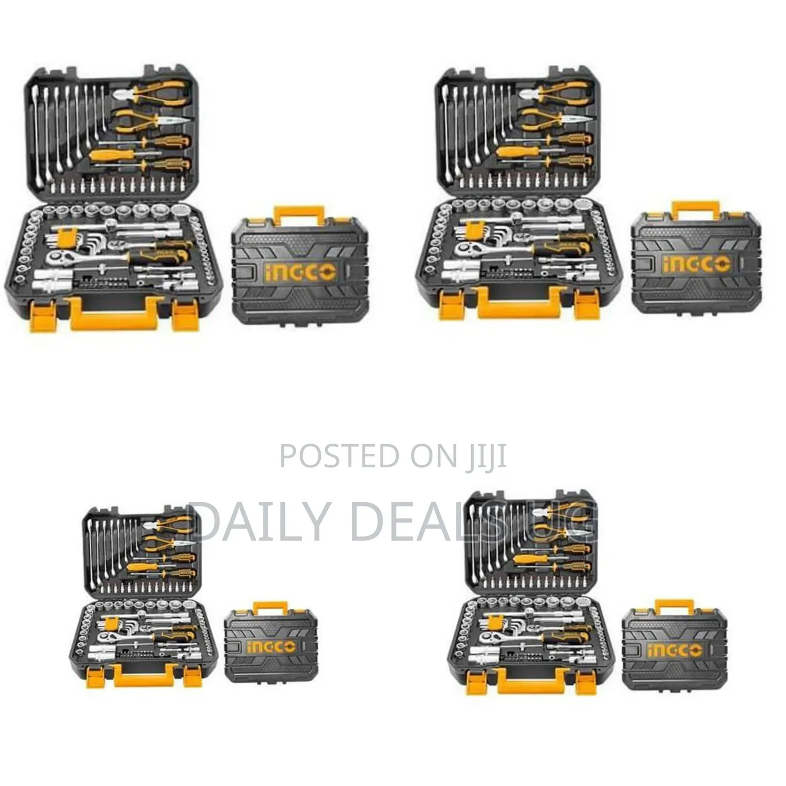 Ingco 100pcs Tools Set (Hkthp21001) -Black