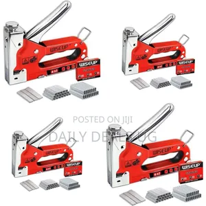 Ingco Staple Gun for Wood 4 in 1 Heavy Duty Stapler Gun With Staples