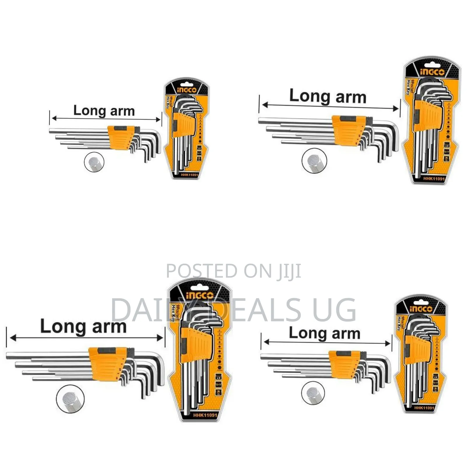 Ingco Hhk11091 -Hex Key -Orange