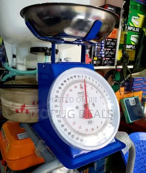 20kg Spring Dail Mechanical Weighing Scale Kitchen Scale - Blue