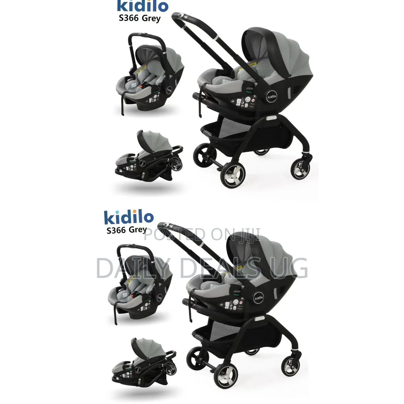 Kidilo S366 Car Seat Stroller Travel System