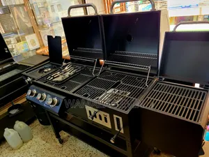4-in-1 Gas and Charcoal Combo Grill