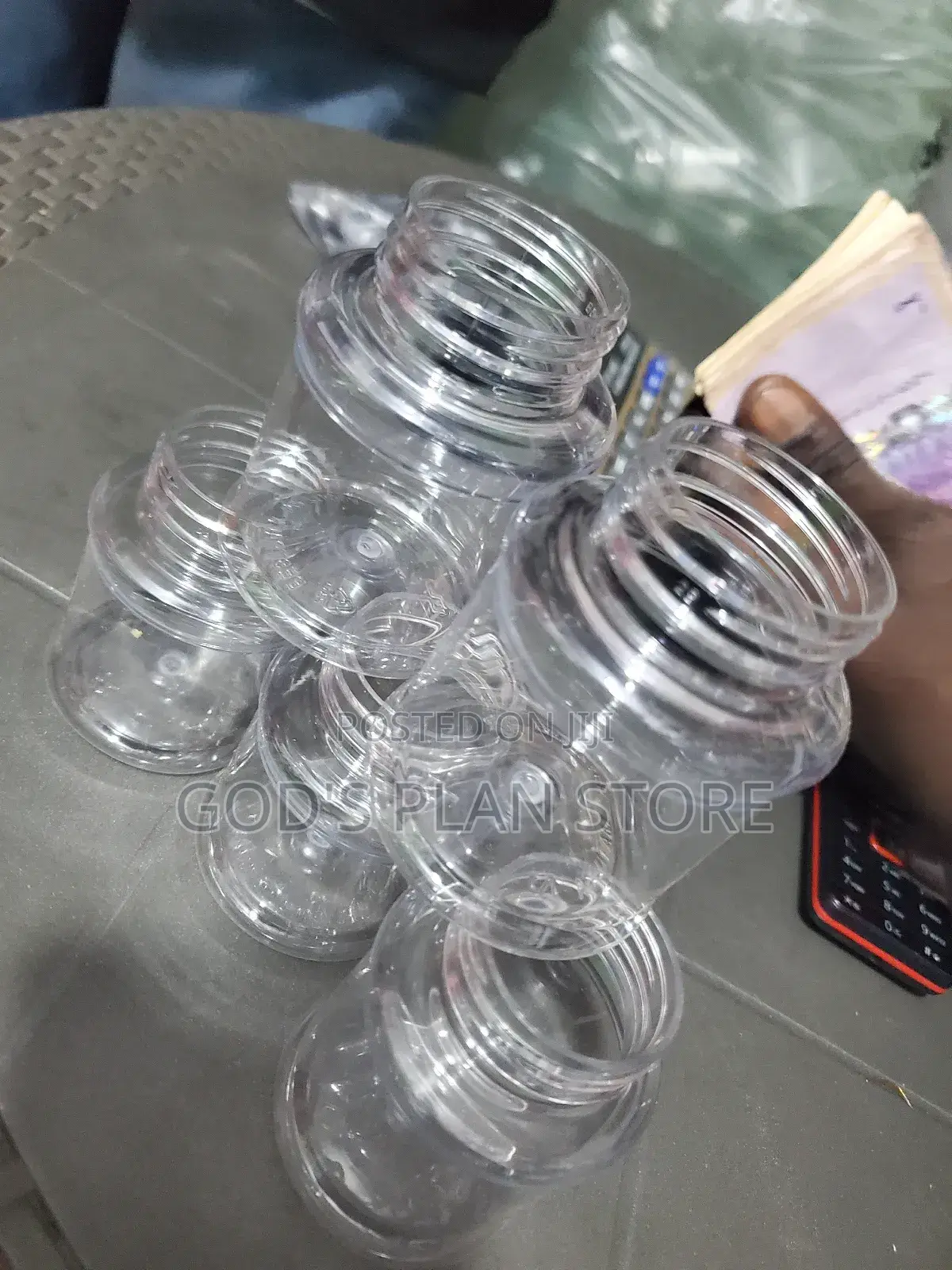 Honey Plastic Tins Honey Plastic Tins 12pcs
