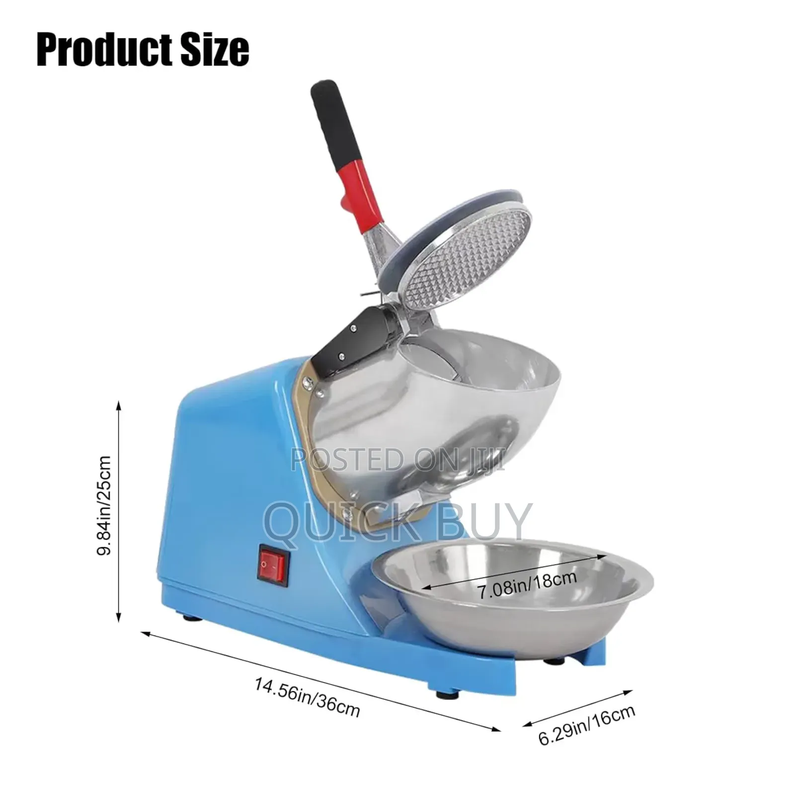 Stainless Steel Electric Ice Crusher Machine