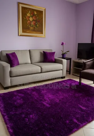 Purple Shaggy Carpet 150*220