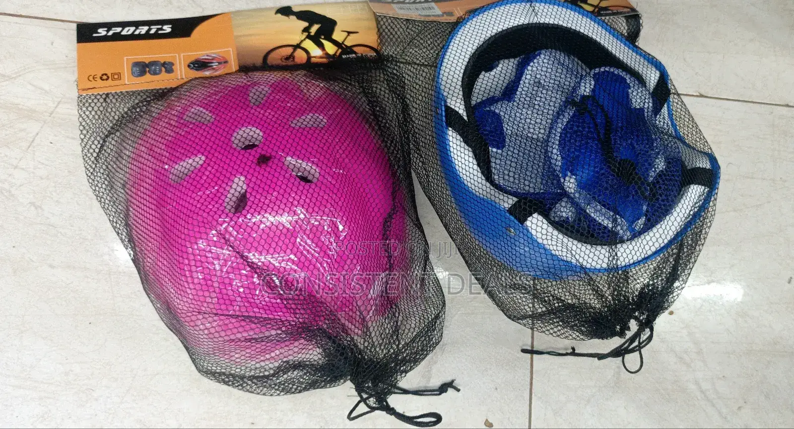 Cyclist Helmet Set