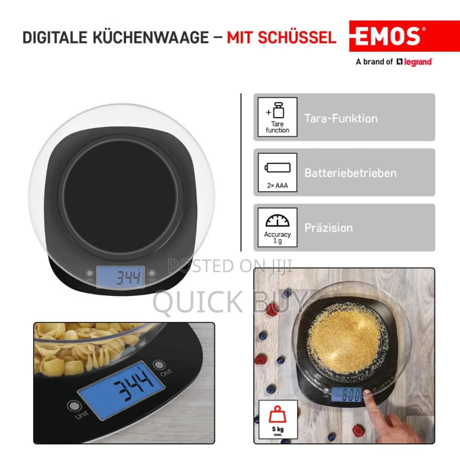 Kitchen Scales With Bowl