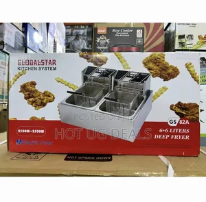 Globalstar 12l Electric Commercial Double Deep Fryer