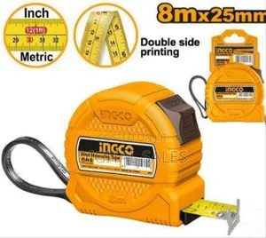 Ingco Hsmt39825 - Steel Measuring Tape - Orange