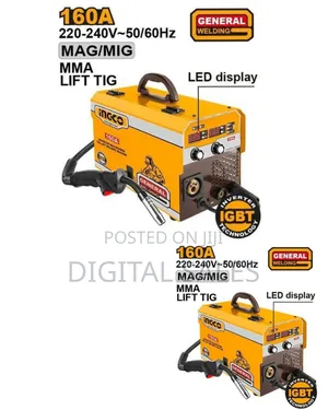Ingco Inverter Mag/Mig/Mma/Tig Lift Welding Machine - Ge