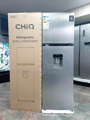 331 Liters Chiq Double Door Frost Free Fridge