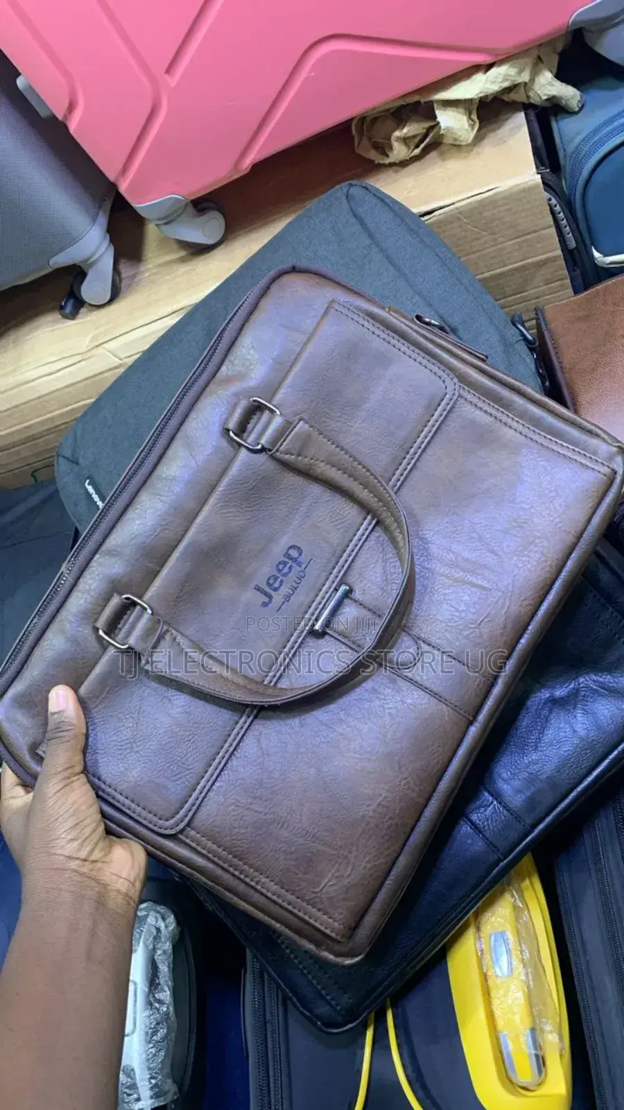 Leather Briefcase Laptop Bags