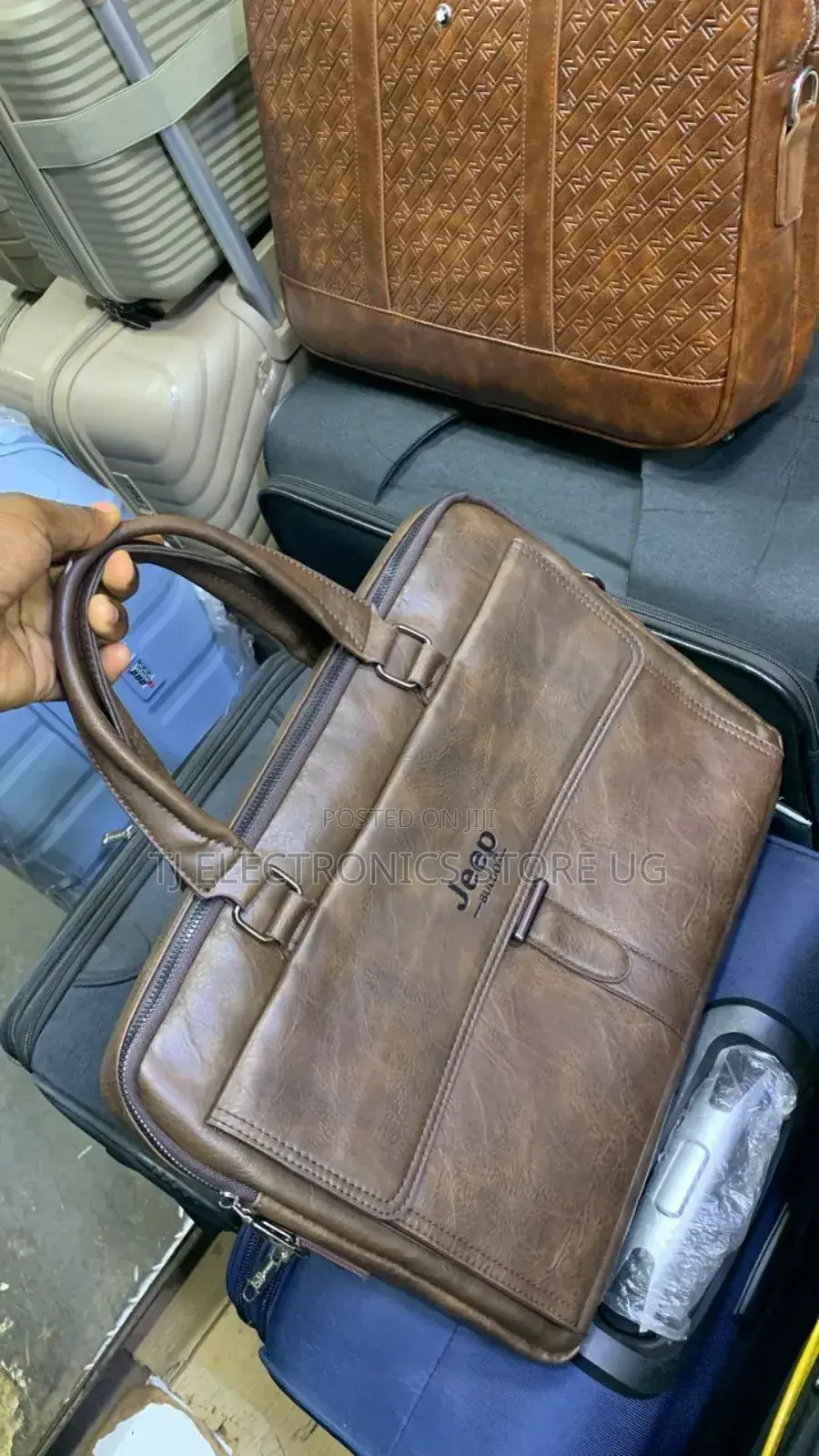 Leather Briefcase Laptop Bags
