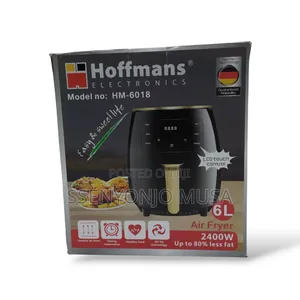 Hoffmans Hm-6018 Air Fryer - 6l, 2400w, LCD Touch Control